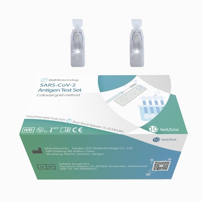 Пластиковые 2 срока годности при хранении SARS-CoV-2 лет теста антигена установили носоглоточные тест/коробку пробирки 10