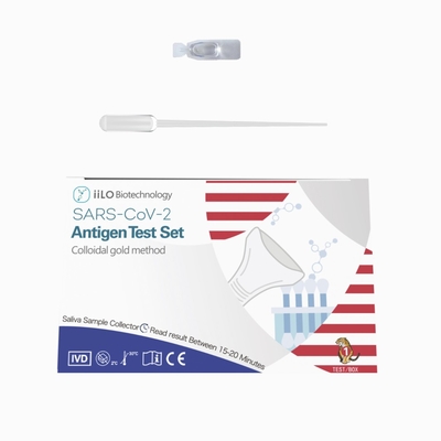 сборник Малайзия образца слюны само- теста антигена минут SARS-CoV-2 iiLO 15-20 установленный 1 тест/коробка