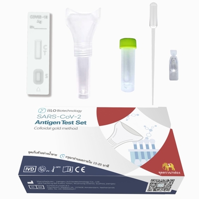 15-20 сборник Таиланд образца слюны само- теста антигена CE SARS-CoV-2 минут установленный 1 тест/коробка